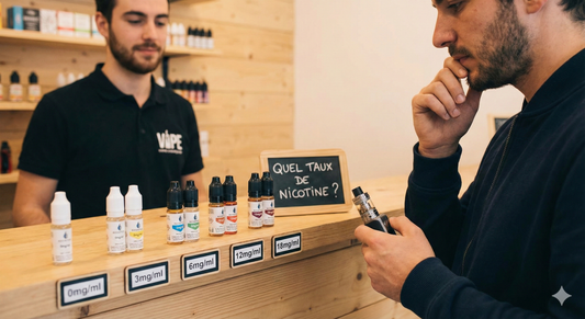 Quel taux de nicotine choisir pour sa cigarette électronique ?