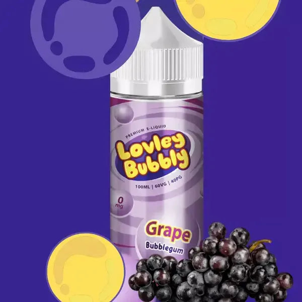 LOVLEY BUBBLY GRAPE 100ML - BUBBLEGUM