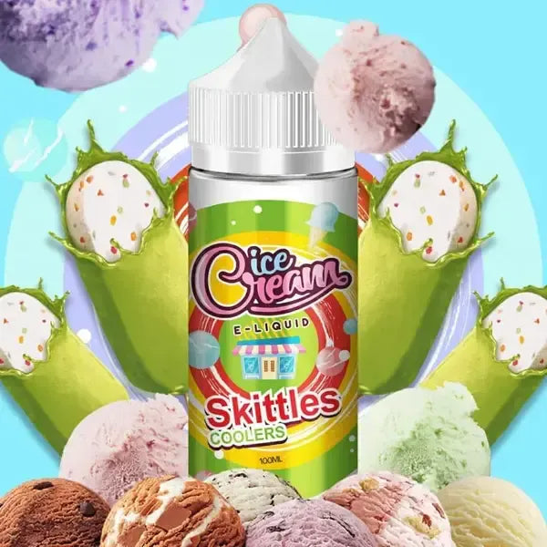 SKITTLES COOLERS 100ML - ICE CREAM