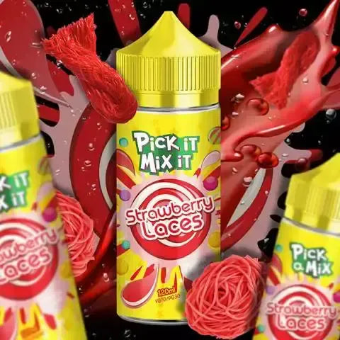 STRAWBERRY LACES 100ML - PICK IT MIX IT
