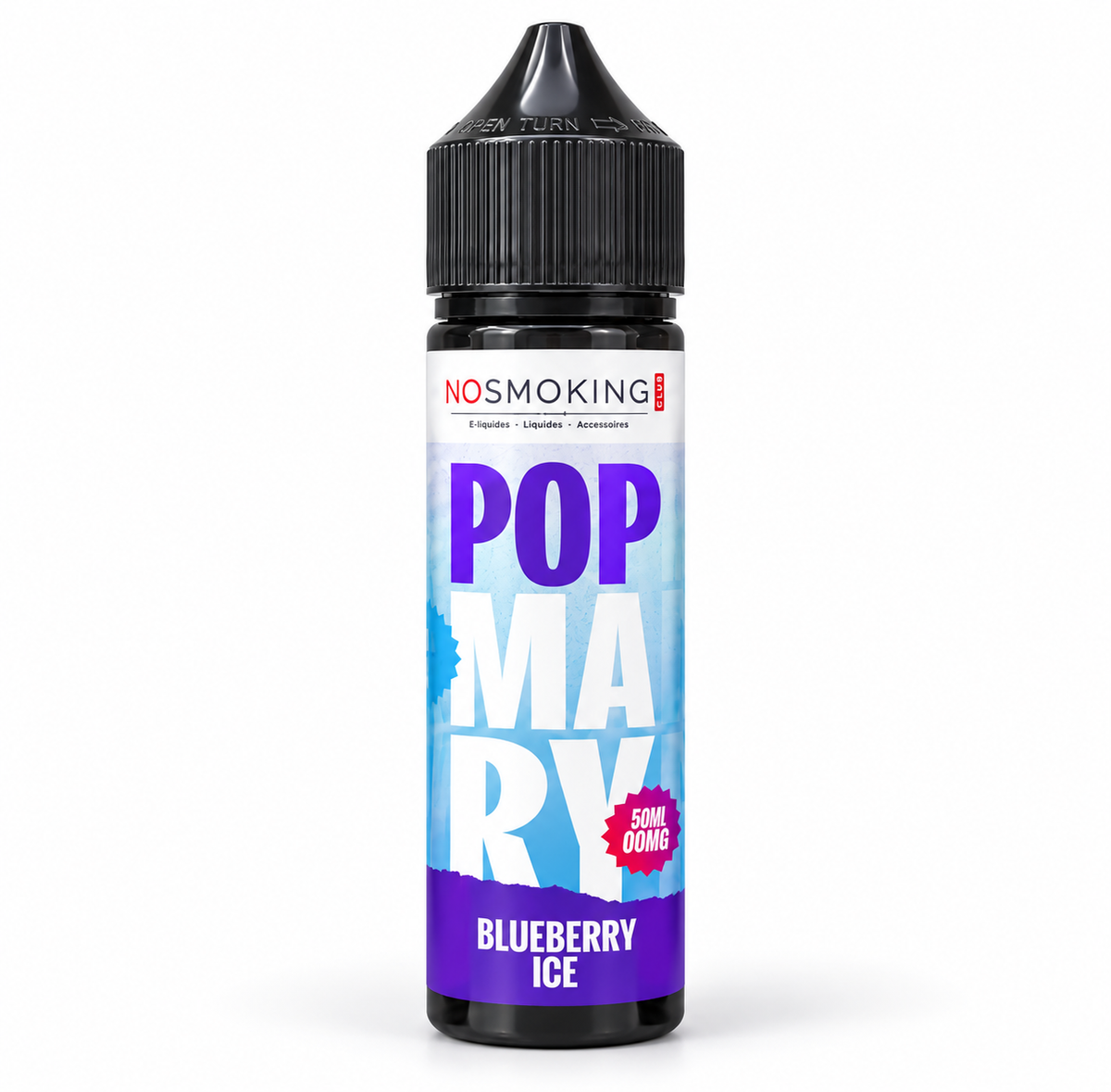 E-liquide Blueberry Ice Pop Mary No Smoking Club 50 ml, 0 mg