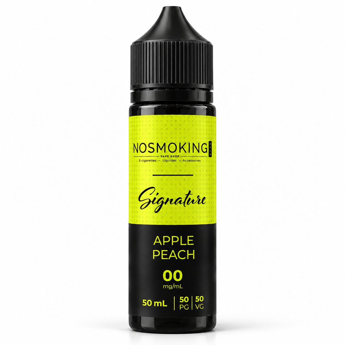 Apple Peach Signature No Smoking Club 50 ml, flacon noir
