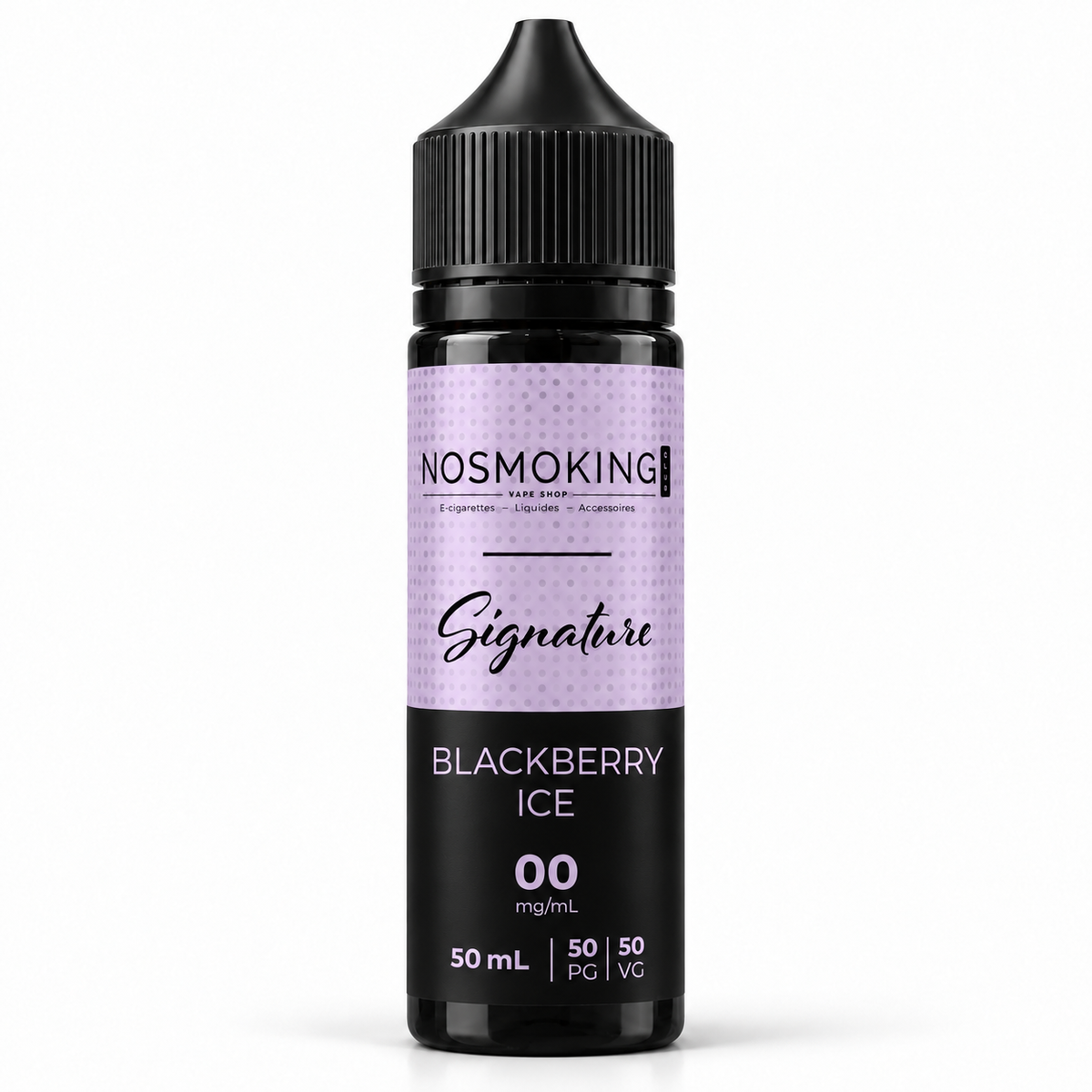 Blackberry Ice Signature No Smoking Club 50 ml, flacon noir