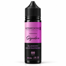 BLUEBERRY SOUR RASPBERRY Signature No Smoking Club 50 ml, flacon noir