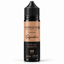 CAFÉ LAIT NOISETTE Signature No Smoking Club 50 ml, flacon noir