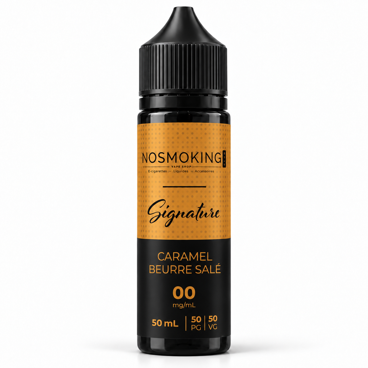 CARAMELBEURRE SALÉ Signature No Smoking Club 50 ml, flacon noir