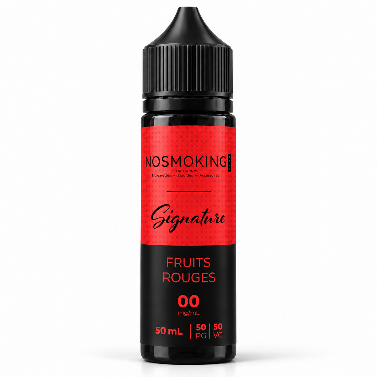 FRUITS ROUGES Signature No Smoking Club 50 ml, flacon noir