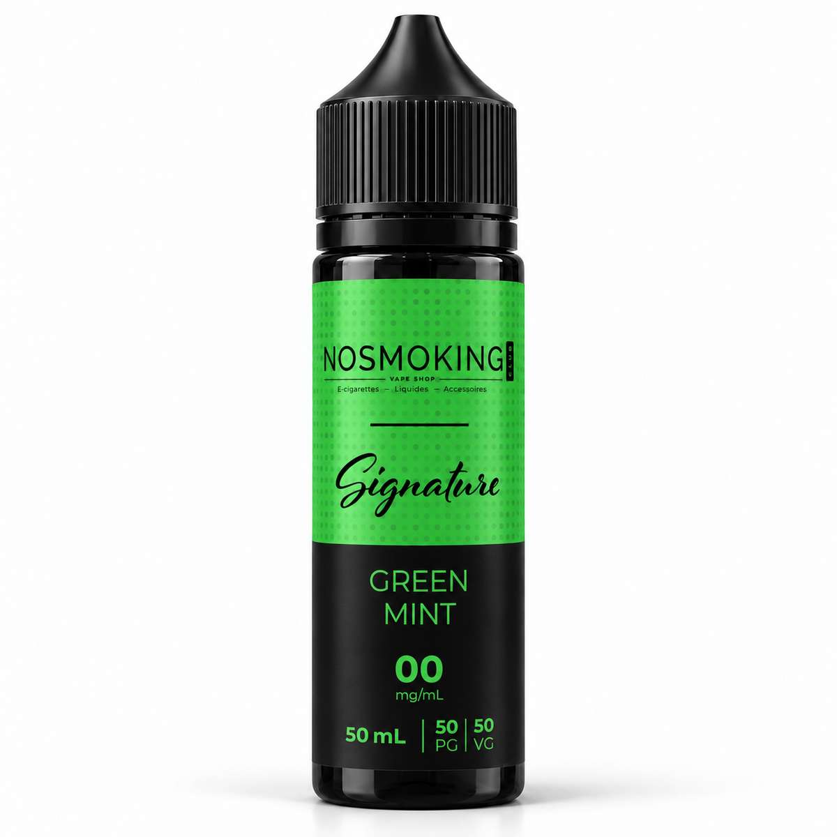 GREEN MINT Signature No Smoking Club 50 ml, flacon noir