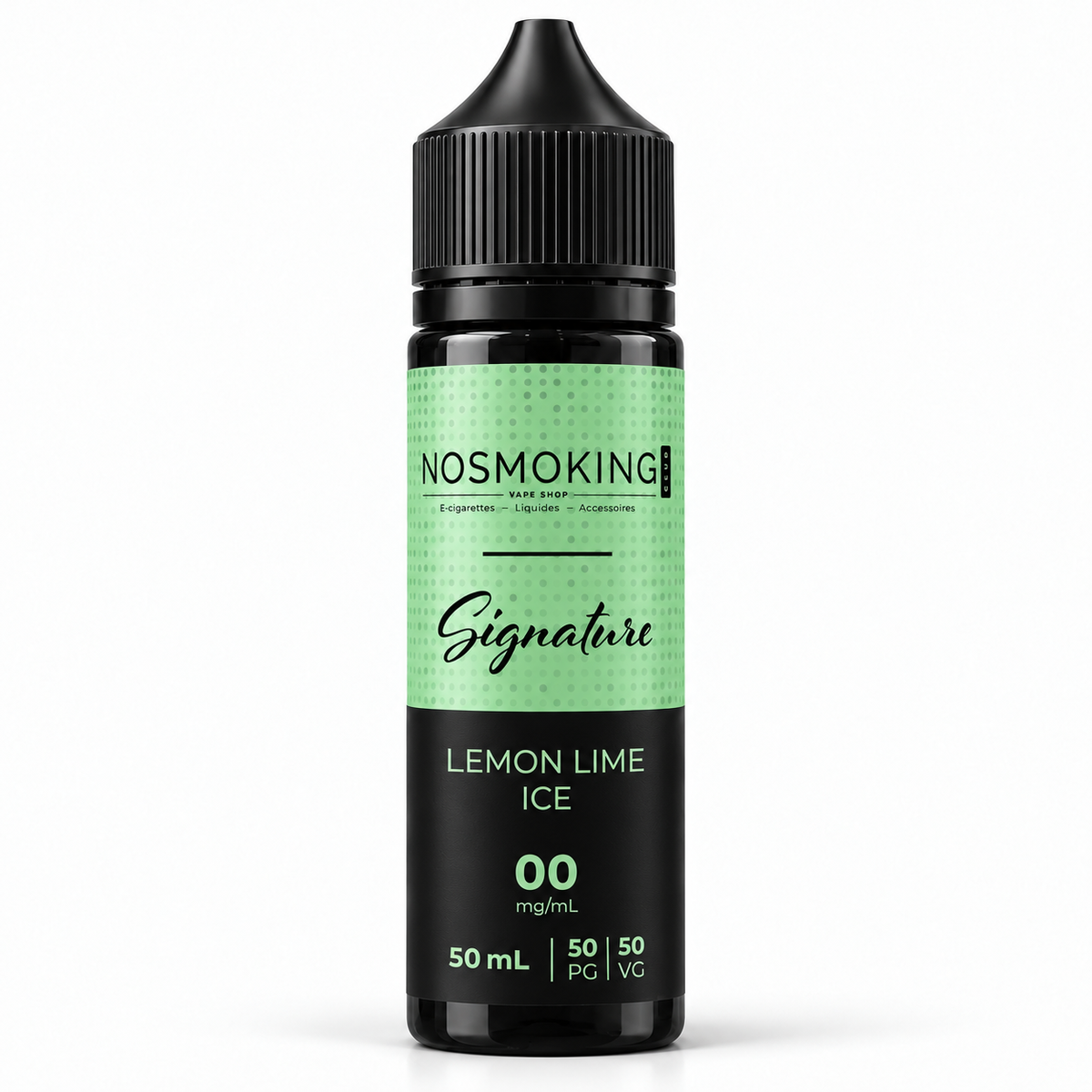 LEMON LIME ICE Signature No Smoking Club 50 ml, flacon noir