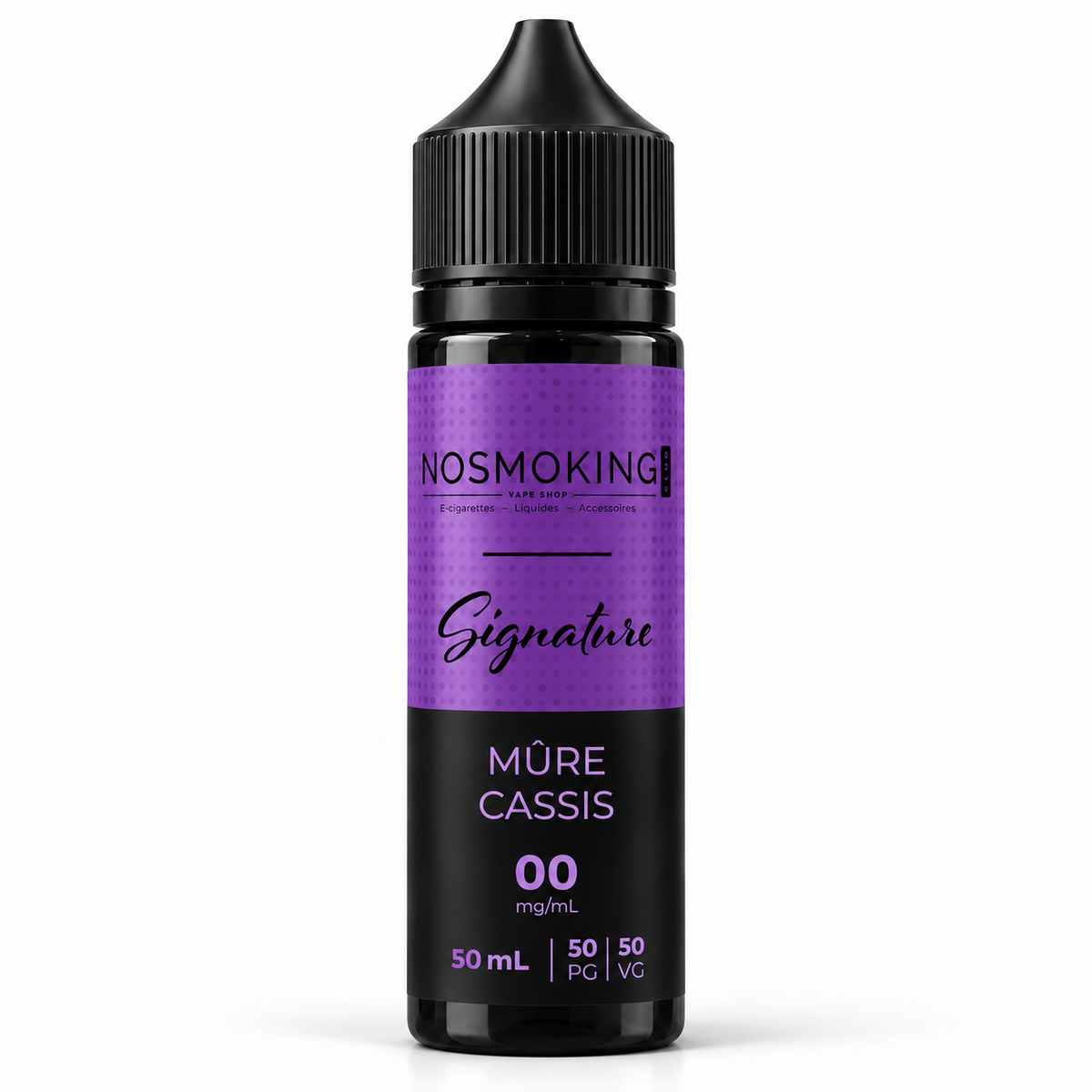 MURE CASSIS Signature No Smoking Club 50 ml, flacon noir