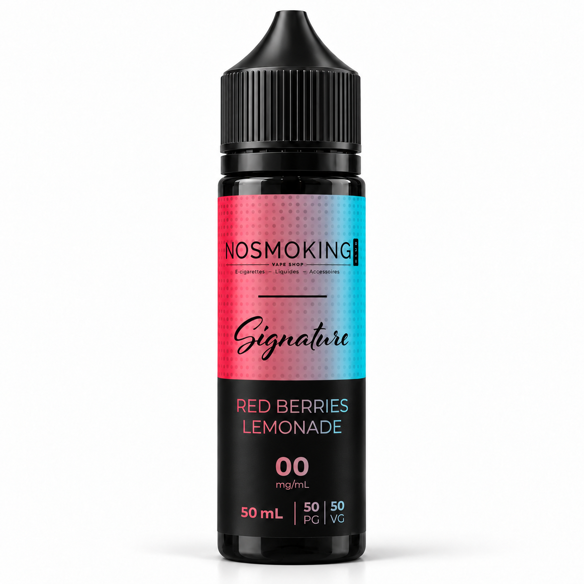 RED BERRIES LEMONADE Signature No Smoking Club 50 ml, flacon noir