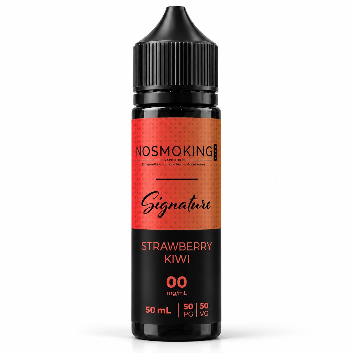 STRAWBERRY KIWI Signature No Smoking Club 50 ml, flacon noir