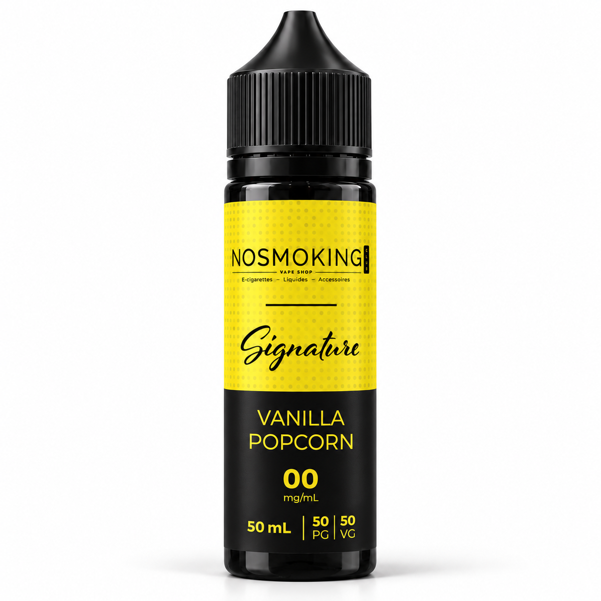VANILLA POPCORN Signature No Smoking Club 50 ml, flacon noir