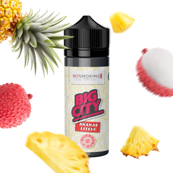 BIG CITY ANANAS LITCHI BY NOSMOKING 100ML 0MG