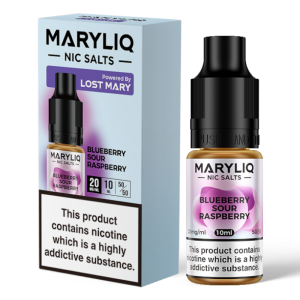 BLUEBERRY SOUR RASPBERRY 20MG 10ML NIC SALTS MARYLIQ